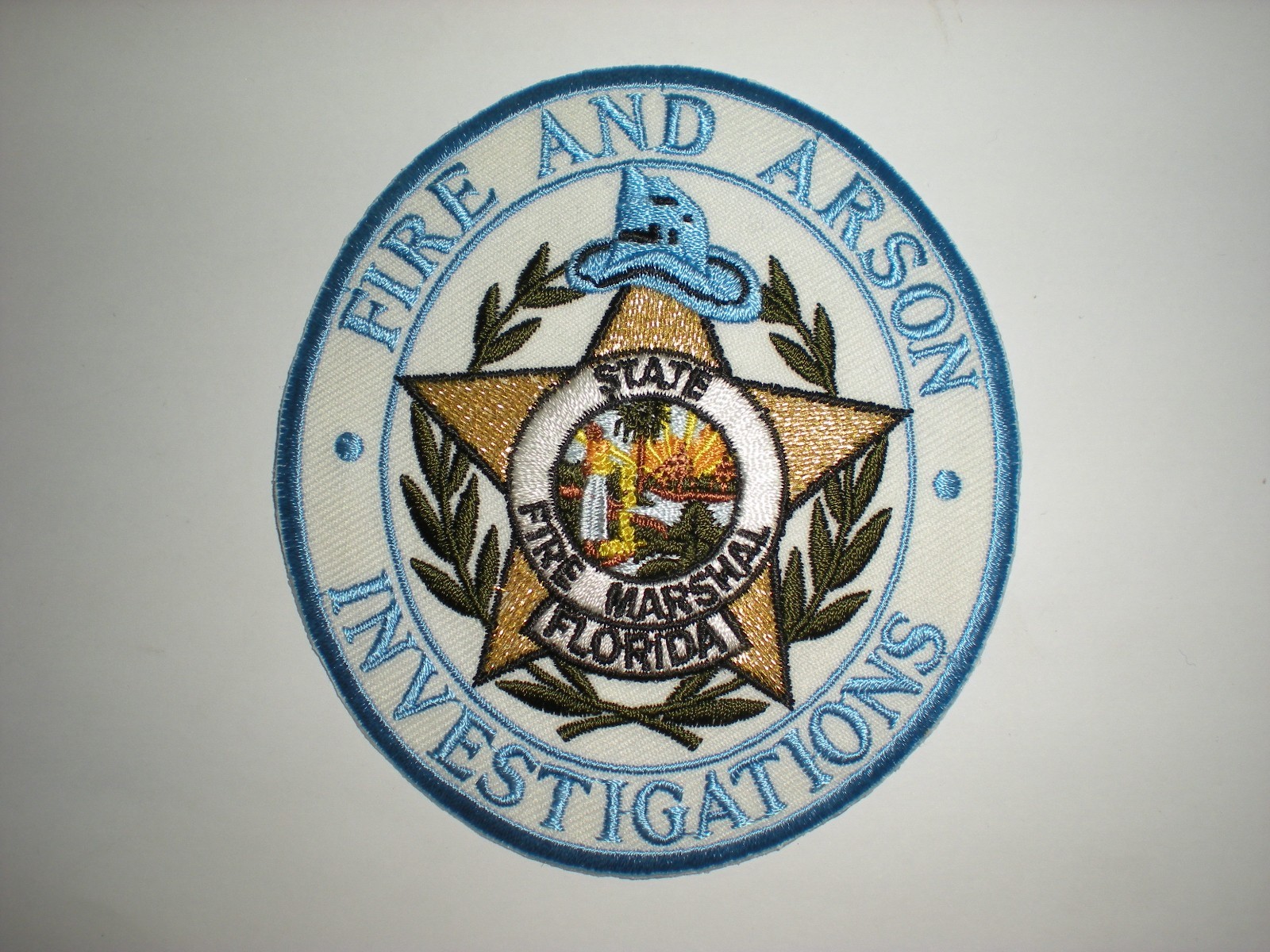 FLORIDA STATE FIRE MARSHALL FIRE AND ARSON INVESTIGATIONS PATCH