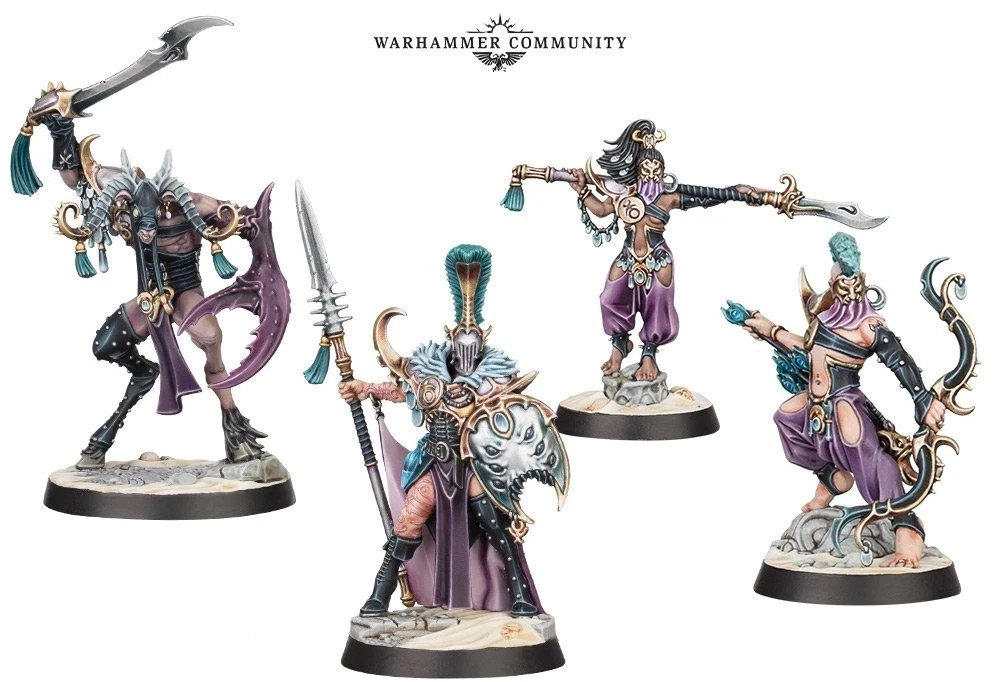 WH AOS Underworlds Direchasm Slaanesh The Dread Pageant Warband