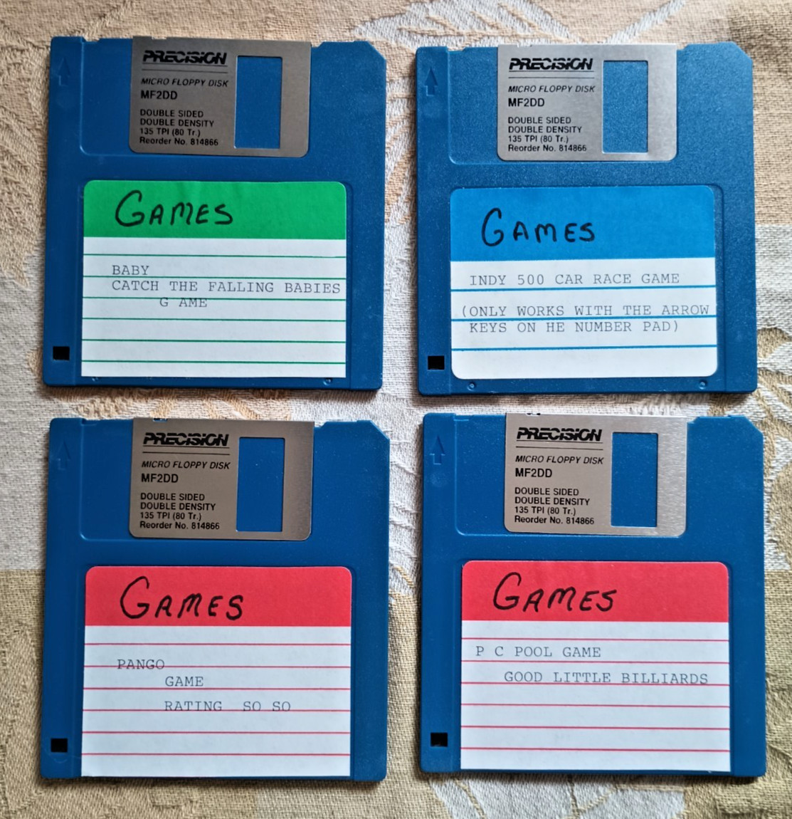 30+ Game Lot w/27 3.5” CD Floppy Disk & Floppy Disk Container Holder