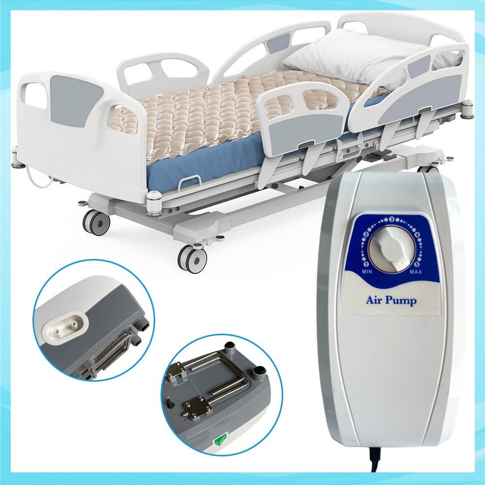 Air Pressure Alternating Mattress Pad with Pump Waterproof Prevention Bed Sore