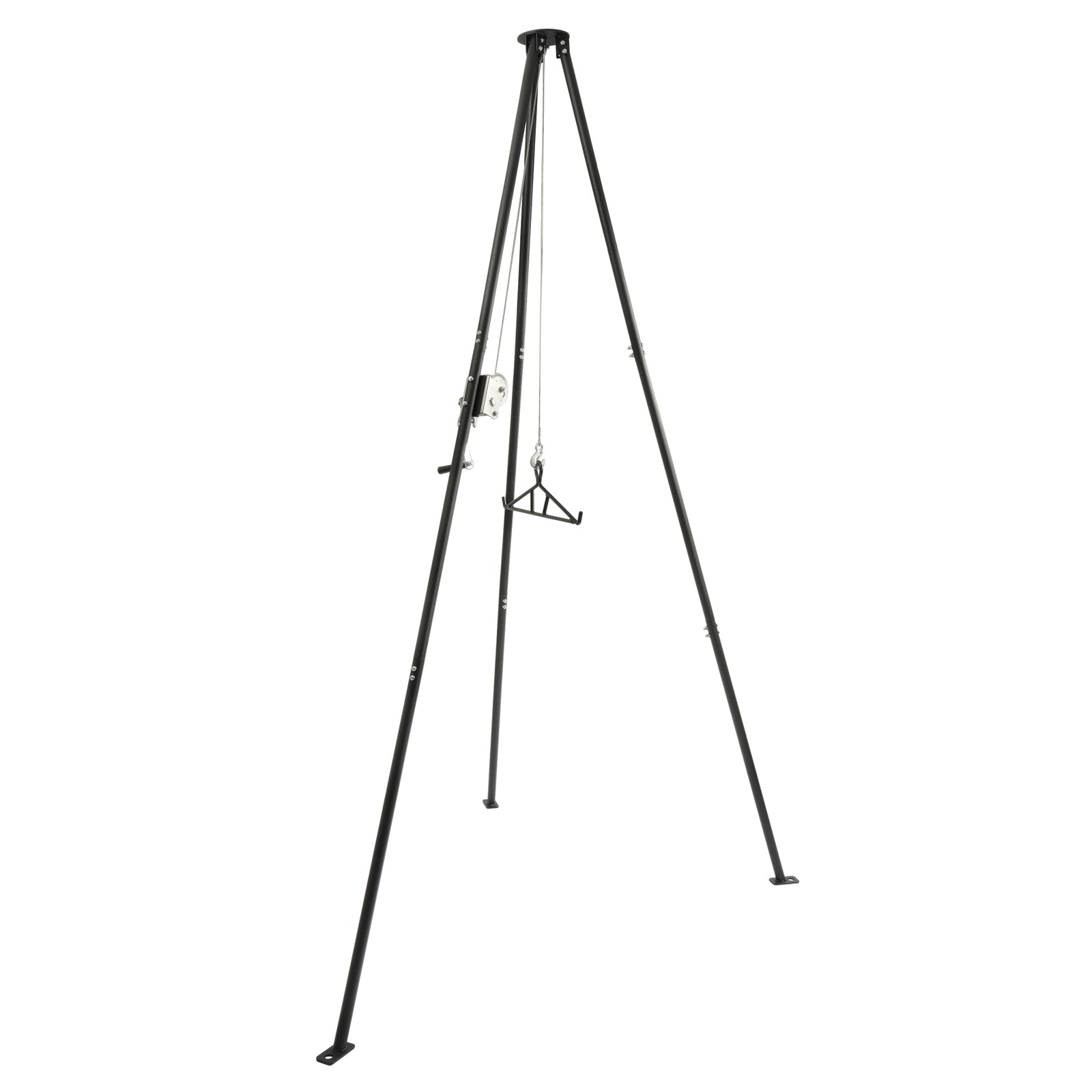 500 lbs Portable Outdoor Hunting Game Hanger Hoist Tripod Lift System Deer Hog