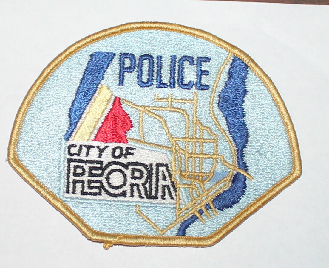CITY OF PEORIA POLICE Illinois IL ILL PD patch