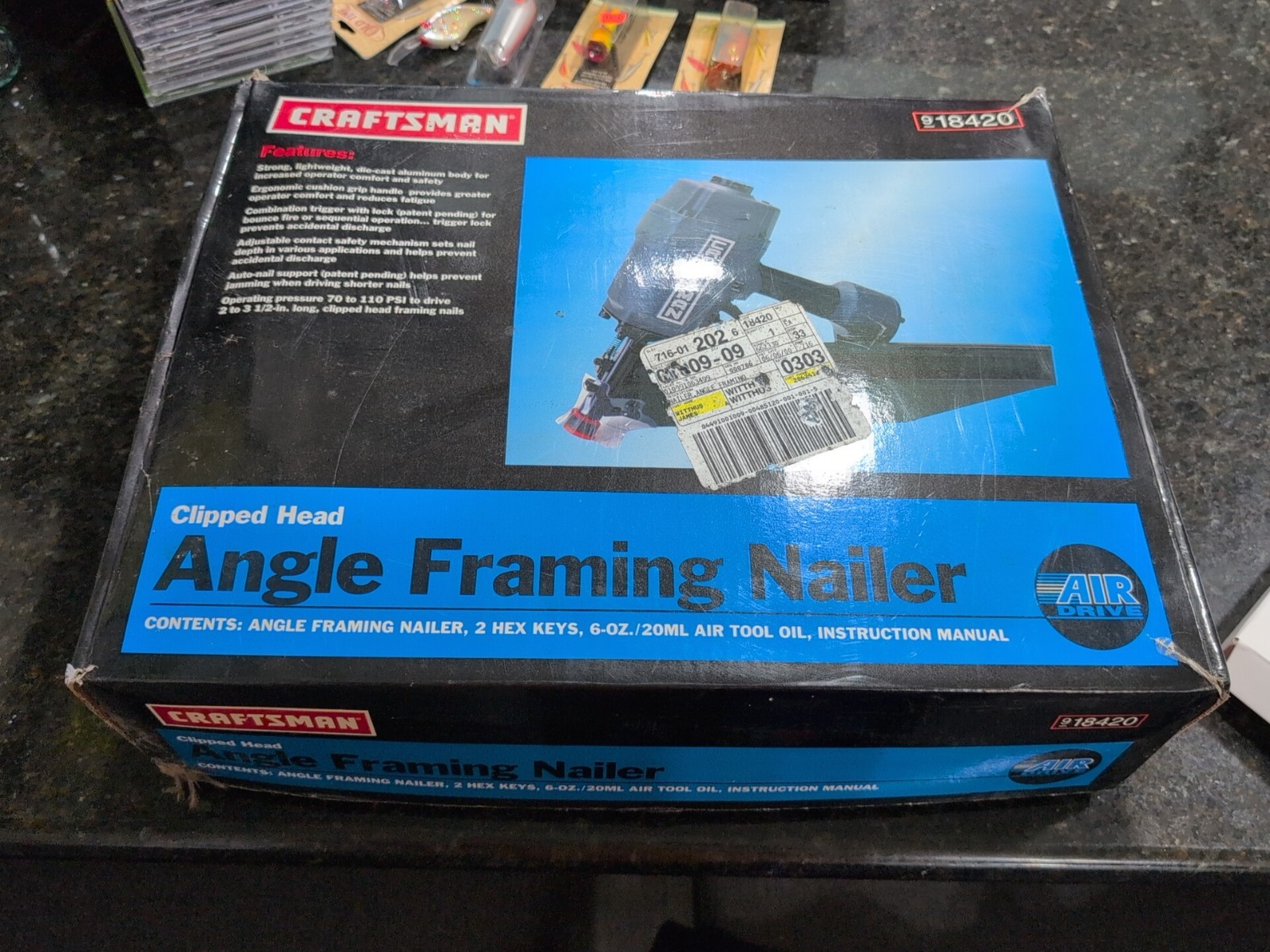 Sears Craftsman Angle Framing Nailer 2" to 3-1/2" Inch