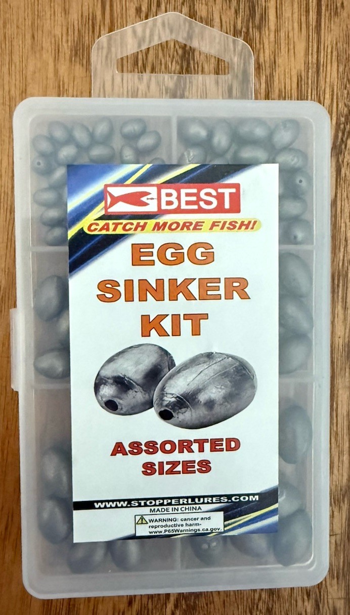 New Best Brand Egg Sinker Kit - Assorted Sizes (Approx. 80 ct.)