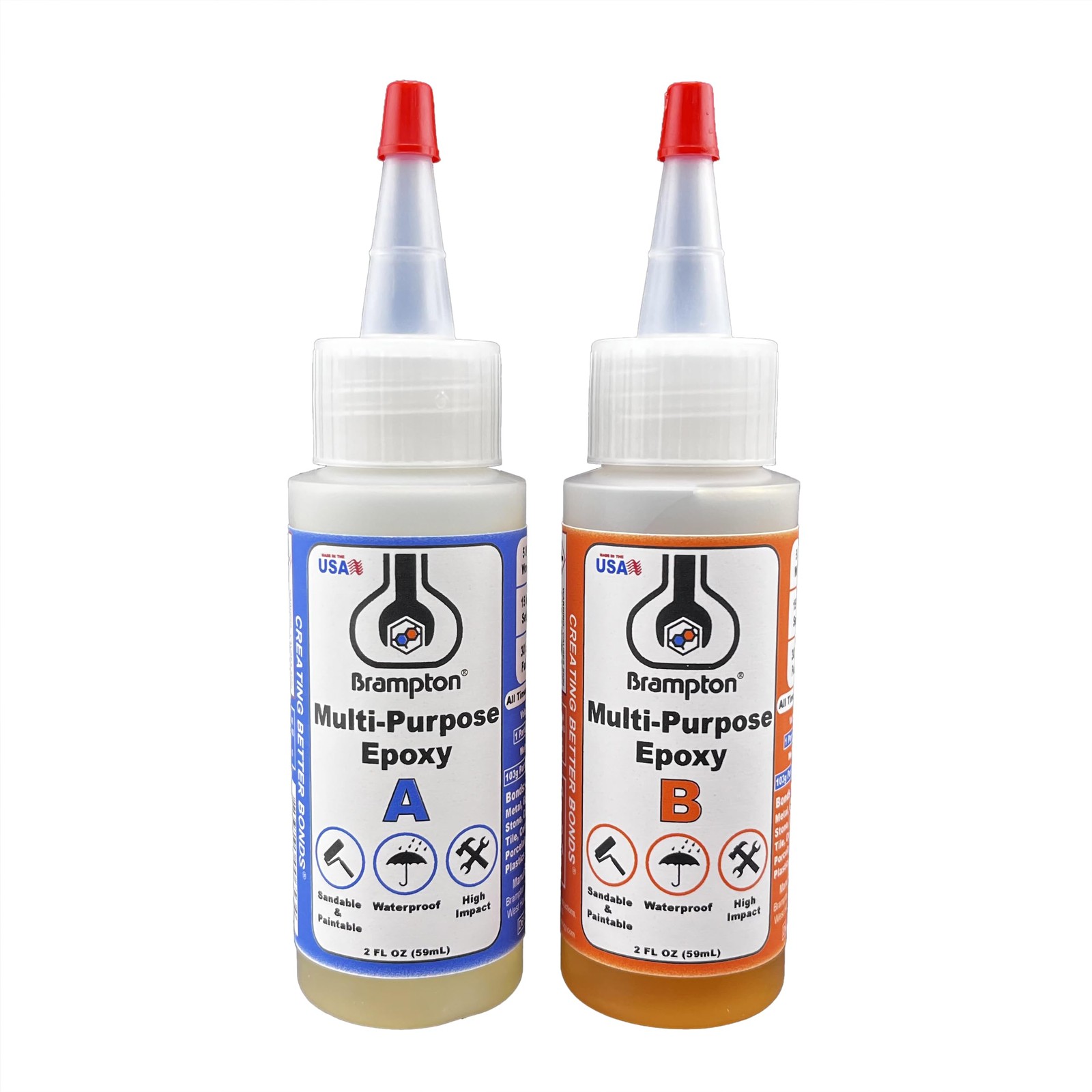 Multi-Purpose Epoxy, Quick 30-Minute Set, Waterproof 2-Part Epoxy Glue Kit