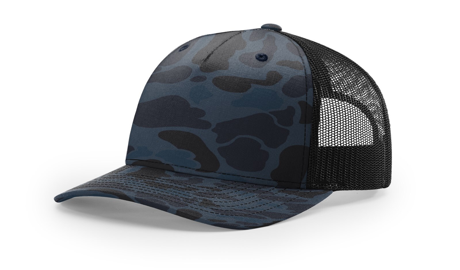 Richardson 5 Panel Trucker Cap 112FP Classic Style with Adjustable Duck Camo