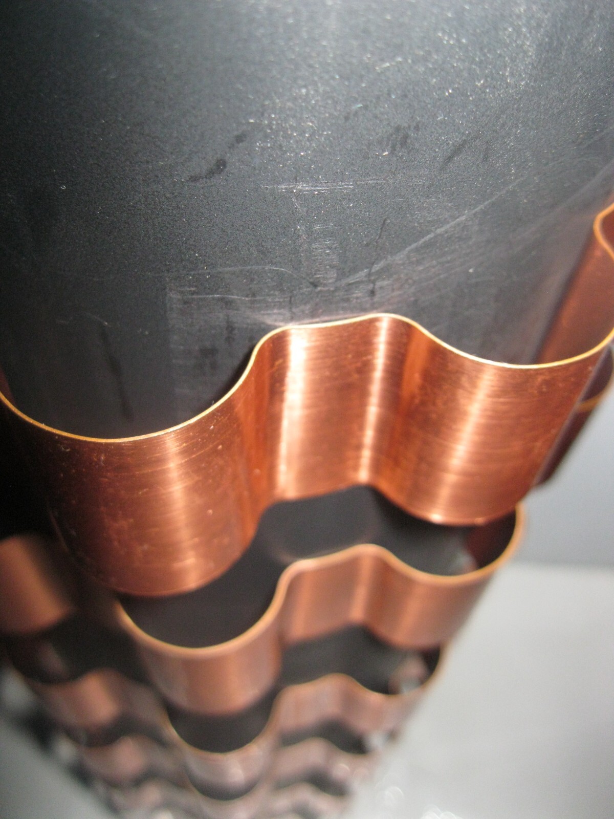 Copper Stovepipe Heat Exchanger Radiators 8" dia Stove Pipe heat reclaim set (6)