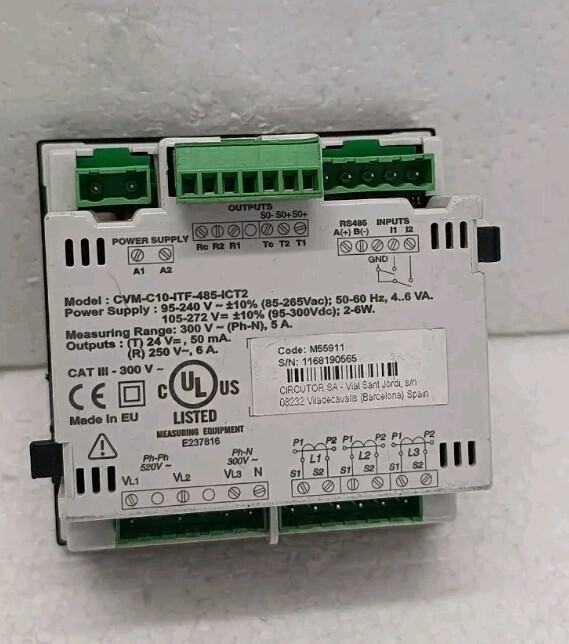 1 pc Circutor CVM-C10 CVM-C10-ITF-485-ICT2 Power Analyzer Free Delivery