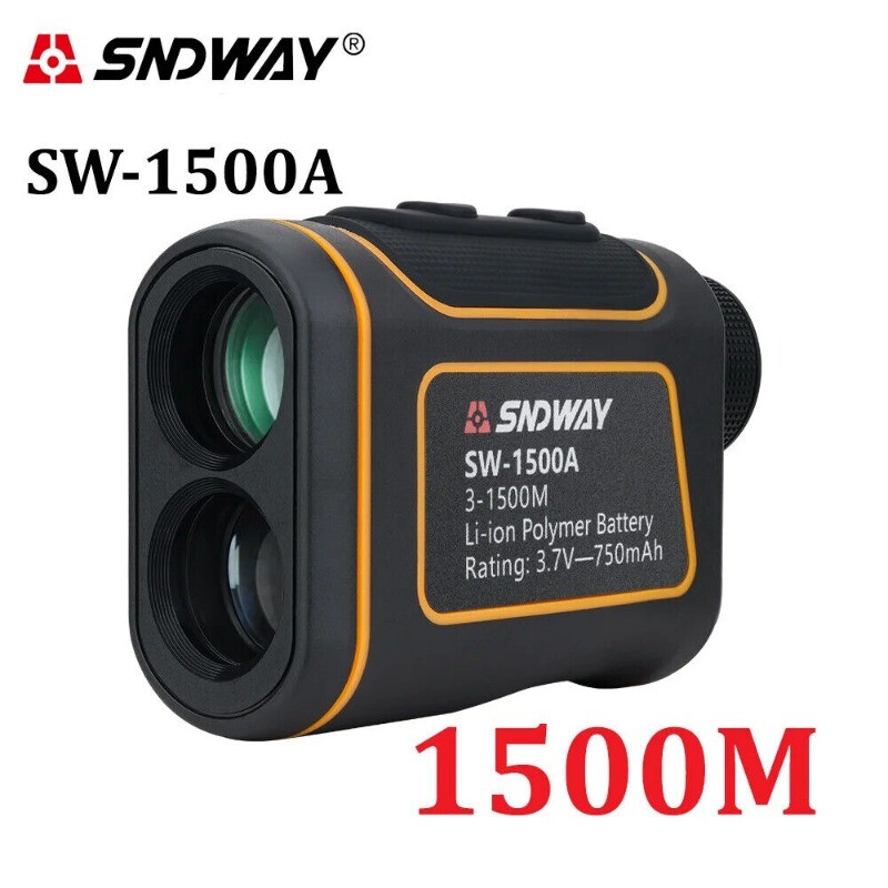 Pro Laser Rangefinder Hunting Monocular Telescope 1500M Camping Distance Meter