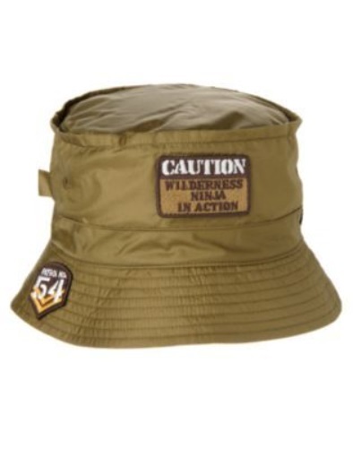 GYMBOREE WILDERNESS CLUB CAUTION NINJA BUCKET HAT 3 4 5 7 NWT