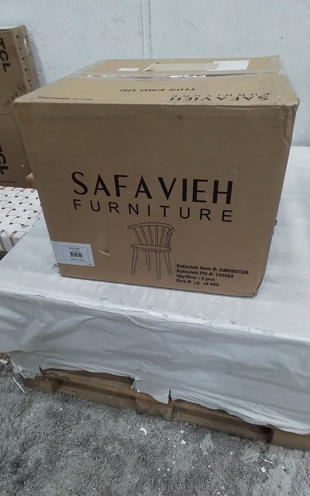 Safavieh BLANCHARD SIDE CHAIR, Reduced Price 2172761932 AMH8512A