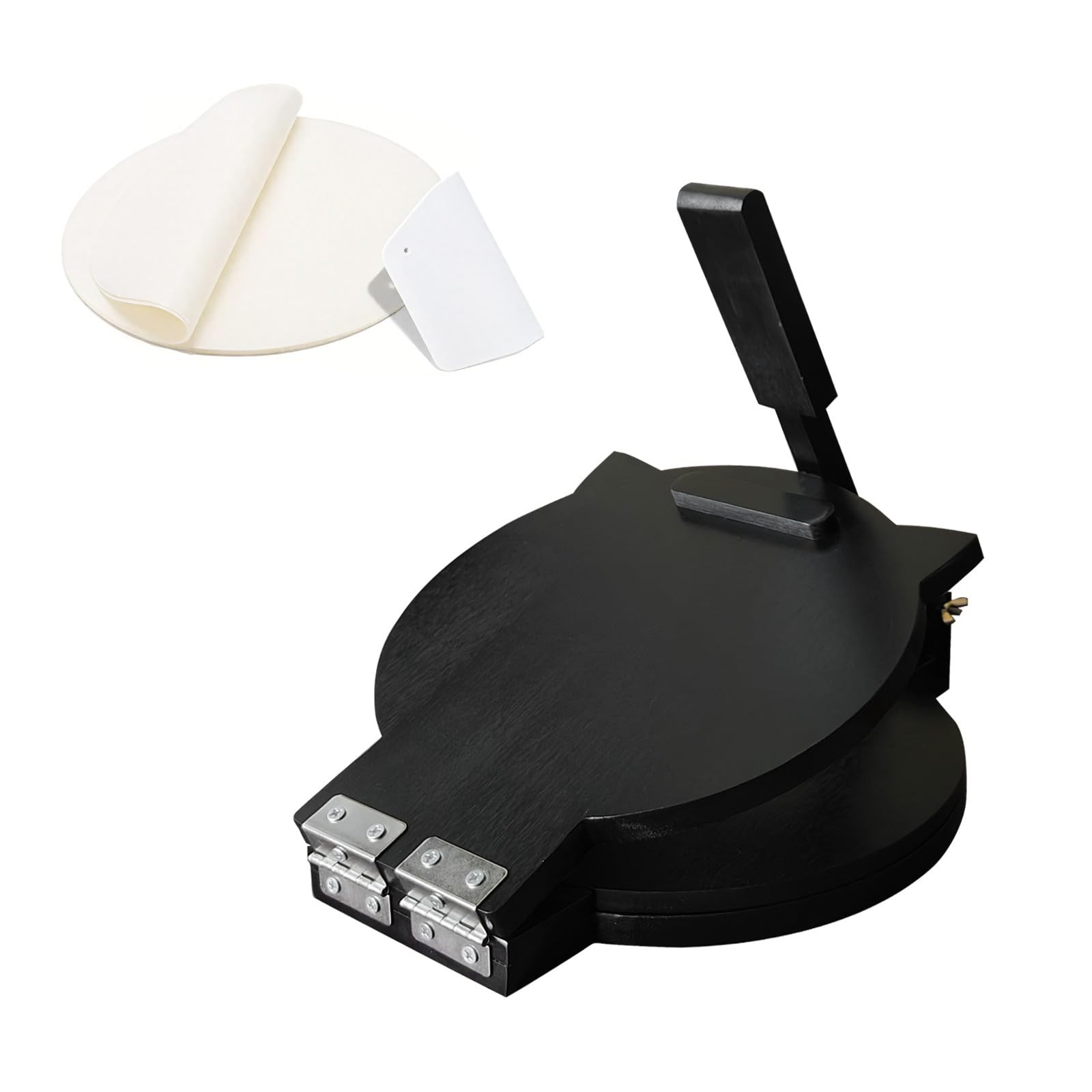 Wooden Tortilla Press 10 Inch - Tortilla Maker Bamboo Prensa para Tortillas w...