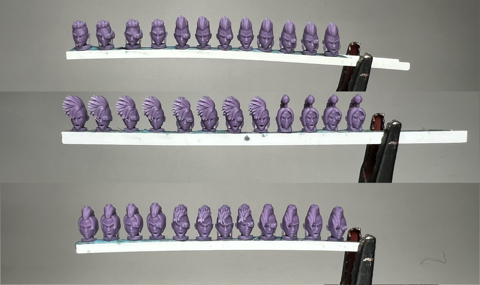 Space Nuns 28-32mm Sci-fi female head pack 15 Punk, by Minigames Miniatures