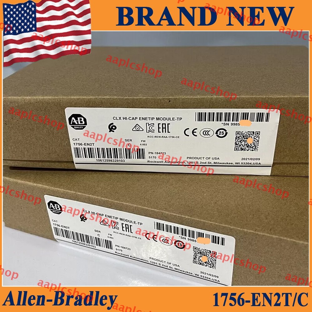NEW PLC 1756-EN2T Ser C ControlLogix EtherNet/IP Module 1756EN2T Sealed