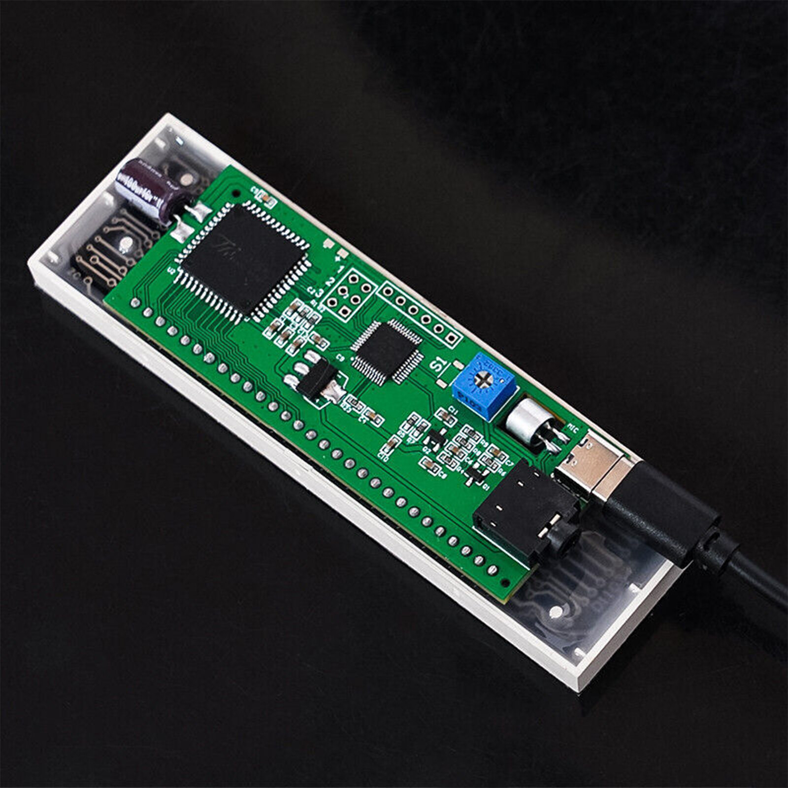 LED Sound-controlled Audio Level Indicator VU Meter 15-segment Spectrum Display