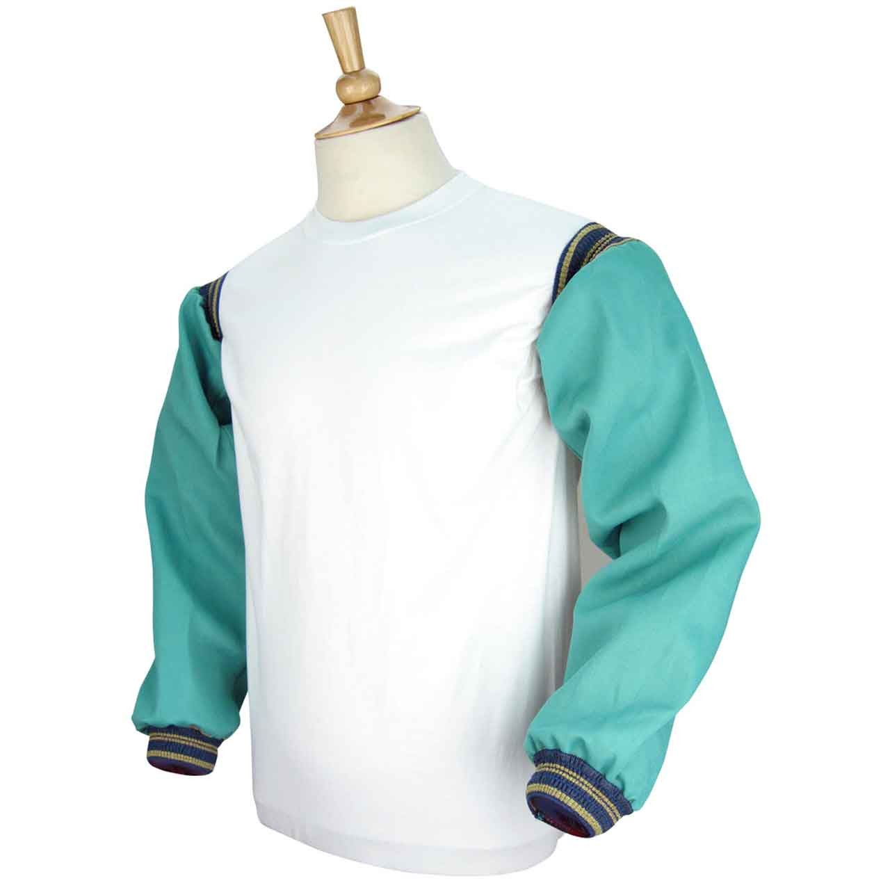 Black Stallion F9-218S 18" Green Flame Resistant Cotton Sleeve with Elastic Cuff