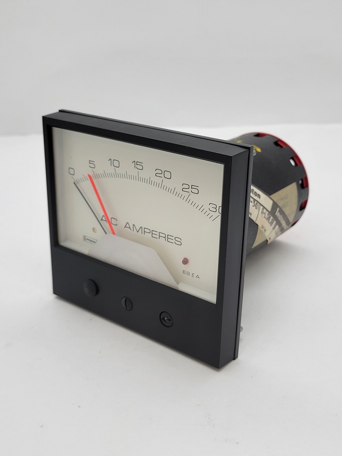 Crompton Instruments ALSNLAB AC Amperes Panel Meter 5A 120V 0.30 Scale 239-301