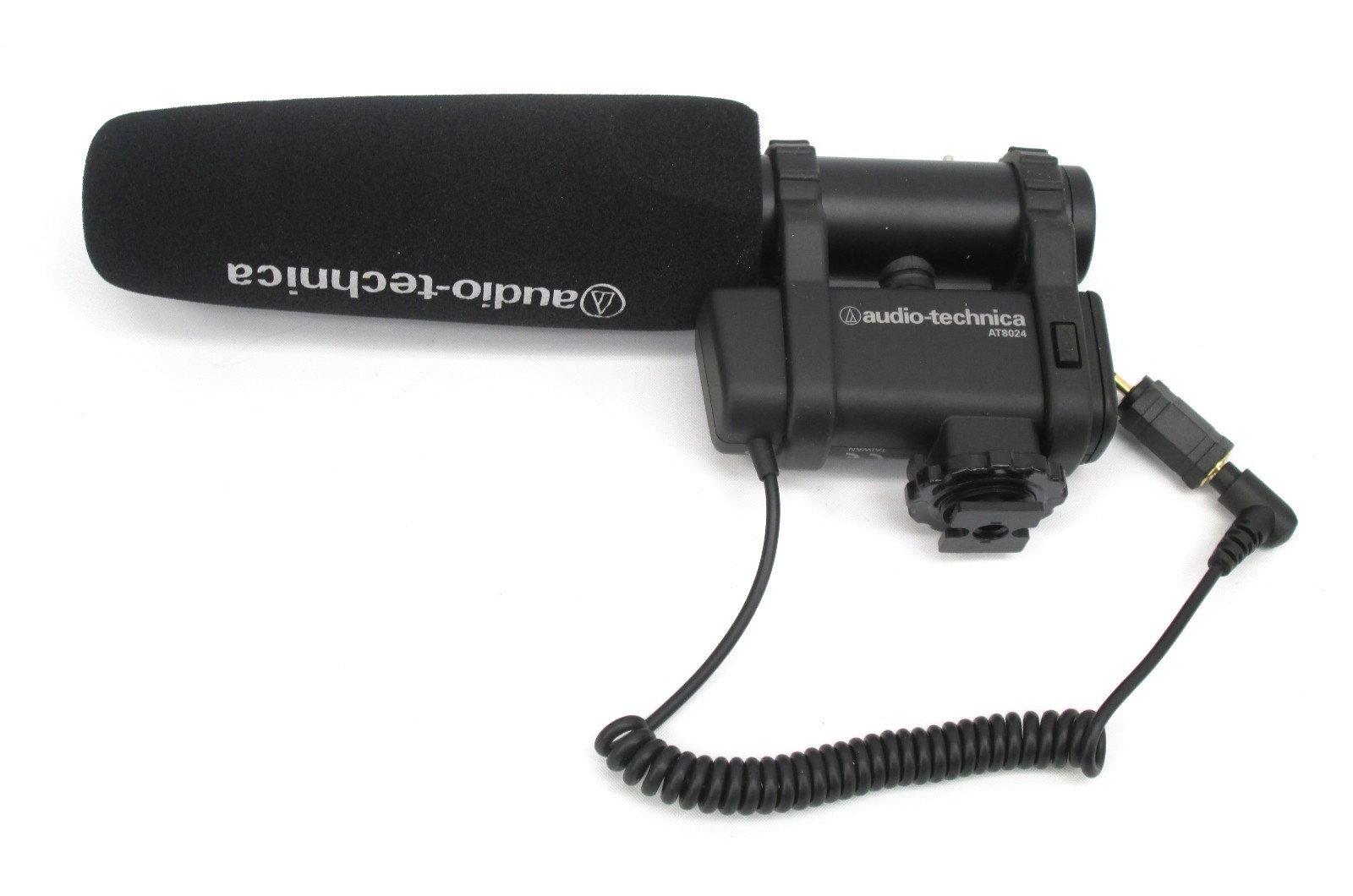 Audio Technica AT8024 DSLR Stereo Mono Camera Mount Microphone
