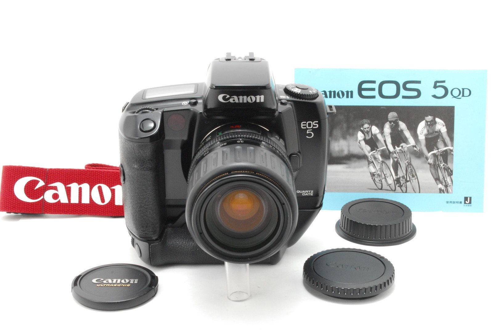 [Near Mint] Canon EOS 5 QD w/ GR-VG10 Grip + EF 35-135mm F4-5.6 USM From Japan