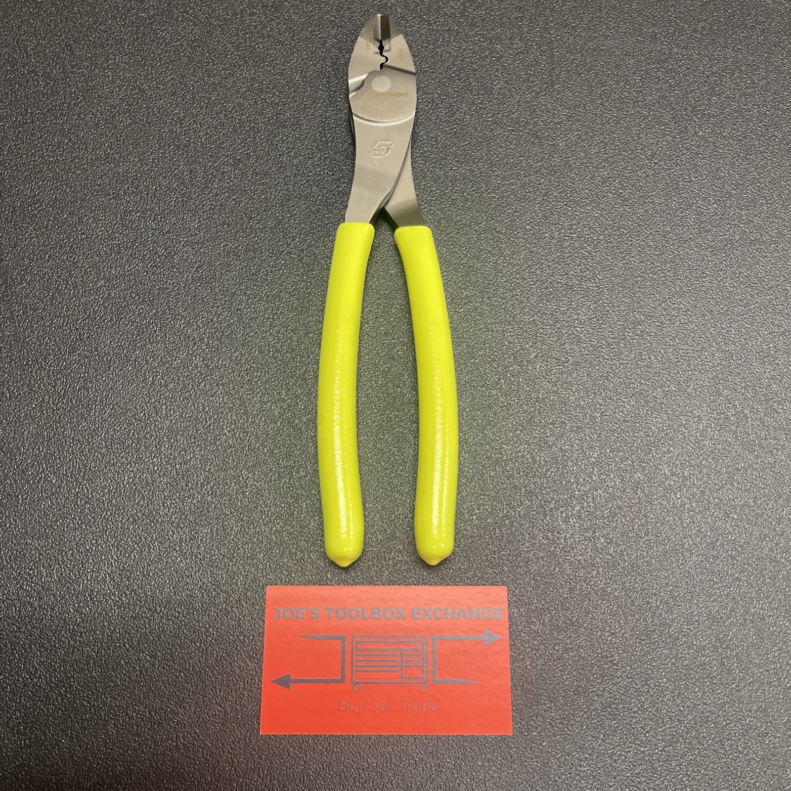 Snap-on Tools USA NEW Hi Viz Soft Grip 9" Wire Terminal Crimping Tool 29ACFHV