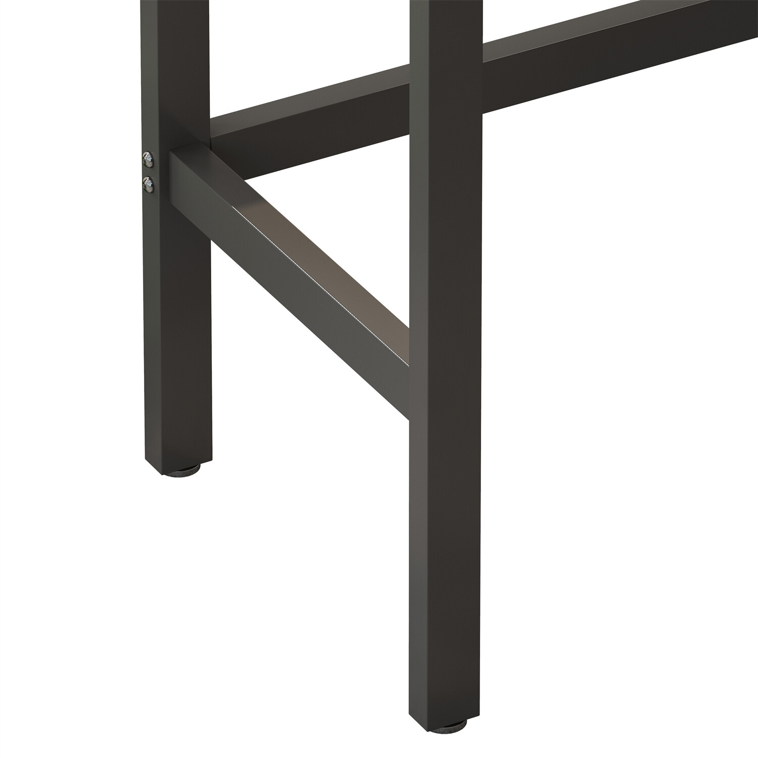 4 Piece Bar Table Set Counter Height Kitchen Pub Table with 3 Bar Stools US