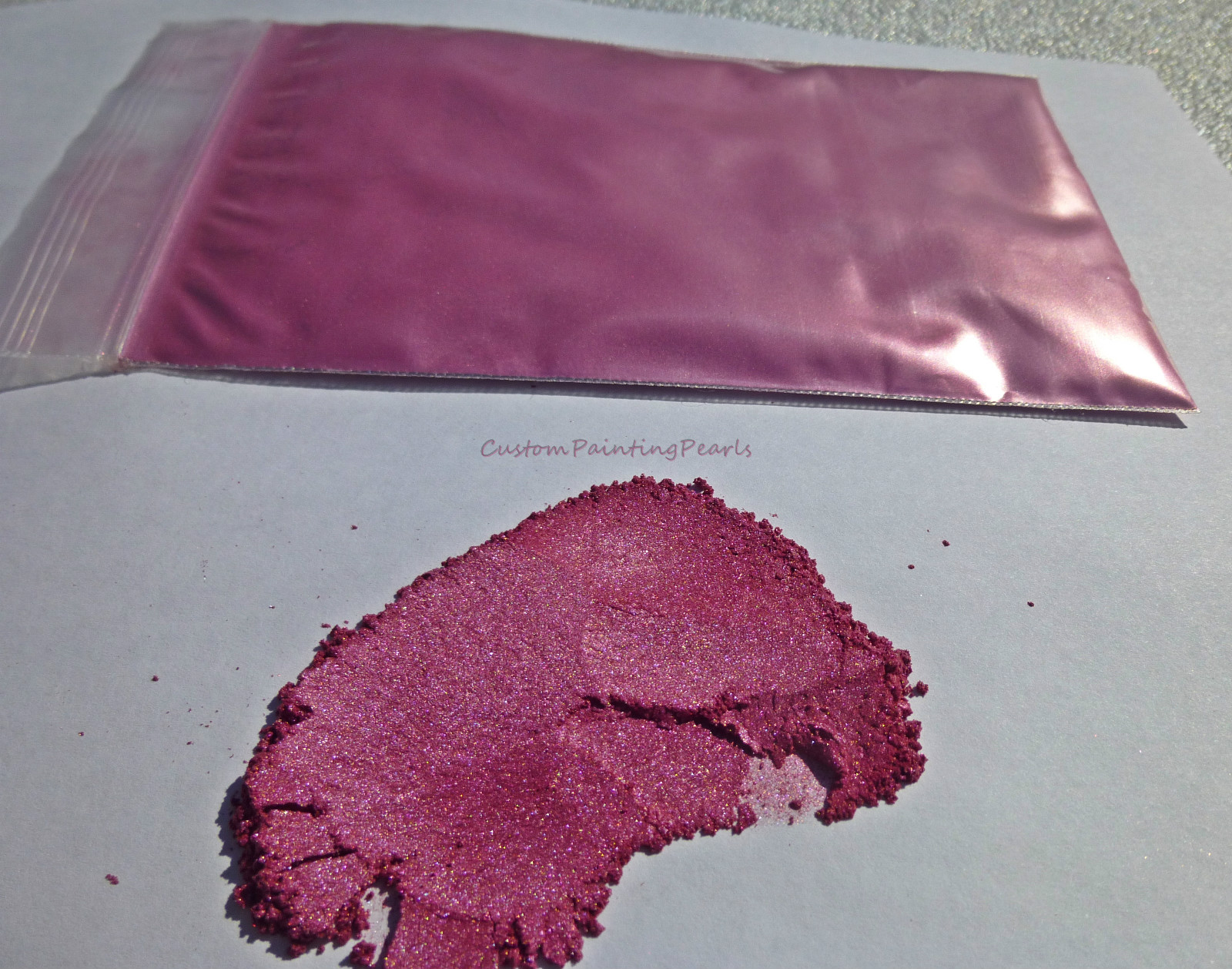 Candy Rosey Red Pearl Pigment Powder Acrylic Lacquer Clearcoat Paint