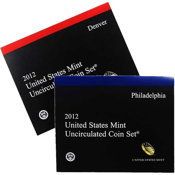 2012 US Mint Uncirculated Set - P & D Coins -  Sealed Box, OGP & COA