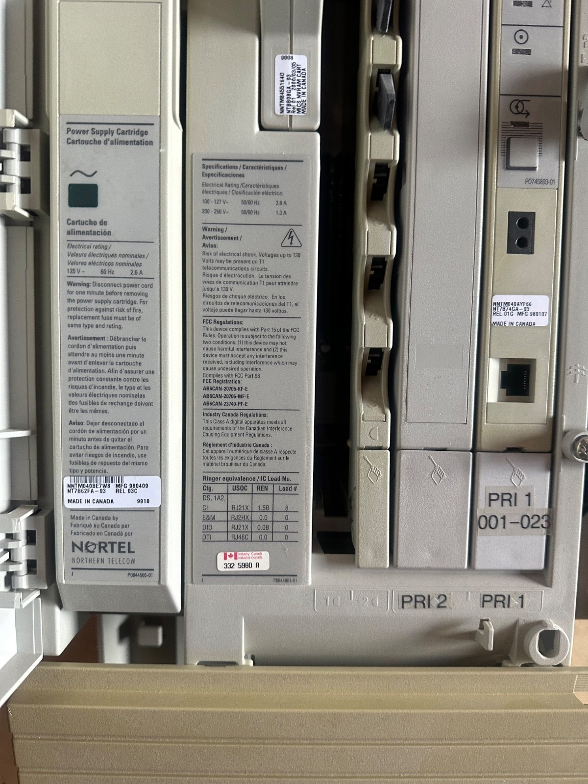 Meridian Northern Telecom Norstar Plus Modular Ice