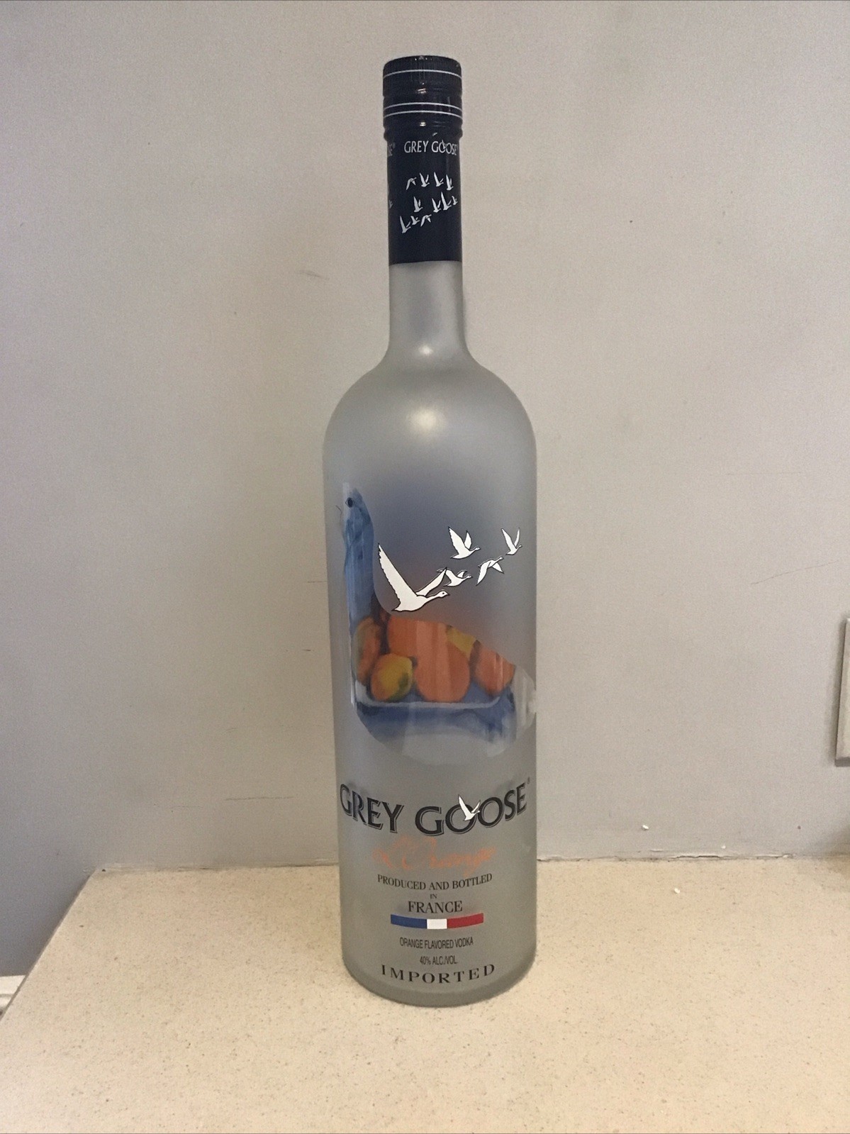 Grey Goose Empty Store Display Bottle, Bar Man Cave Decoration, 22.5" 4.5L Large