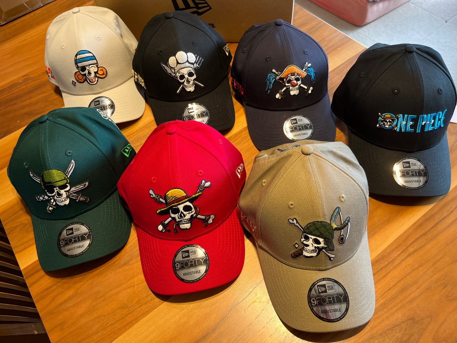 NEW ERA 9FORTY One Piece x Netflix  Luffy,Zoro,Sanji,Nami,Buggy,Usopp,Title logo