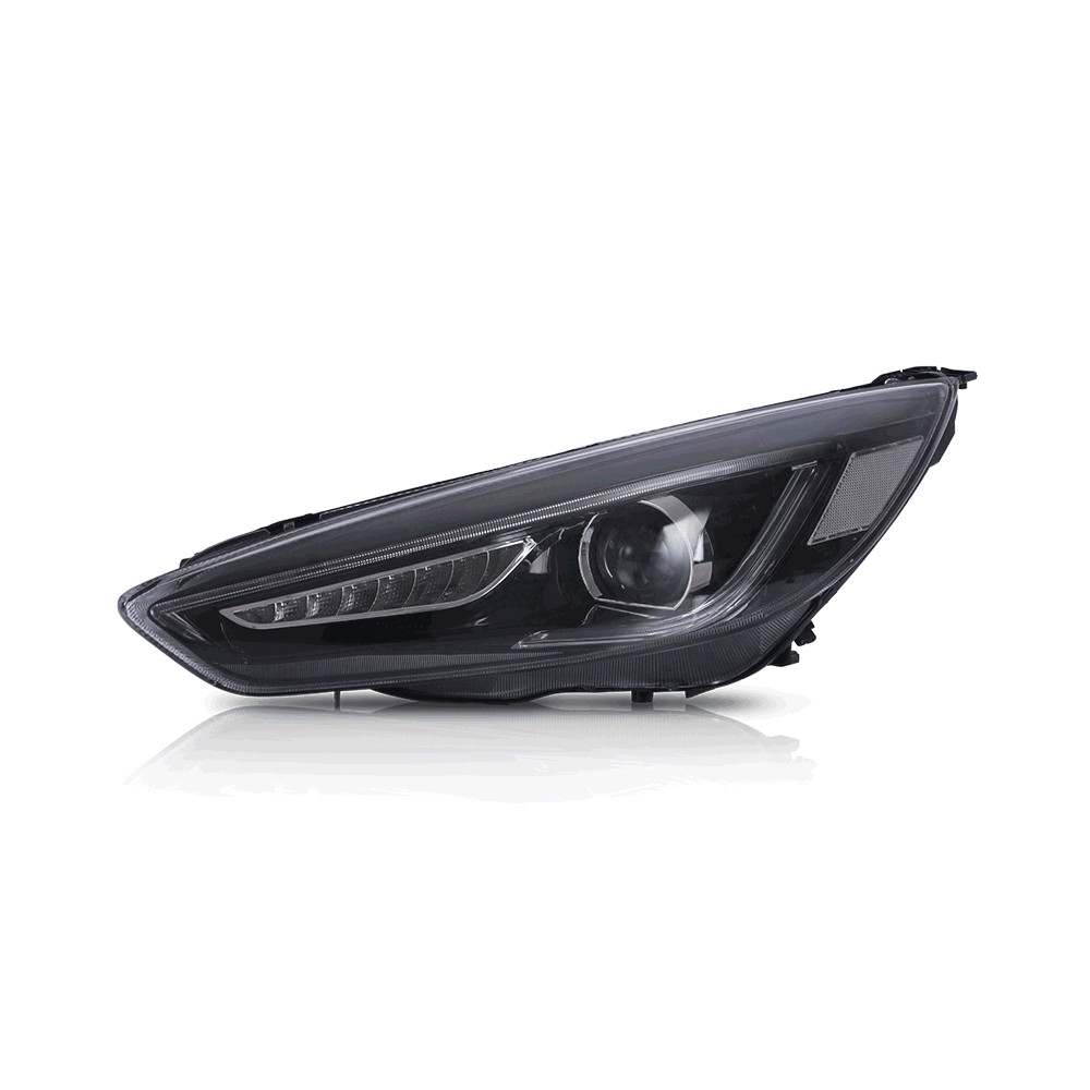 2015-2018 VLAND LED Projector Headlights w/Sequential Turn sig For Ford Focus
