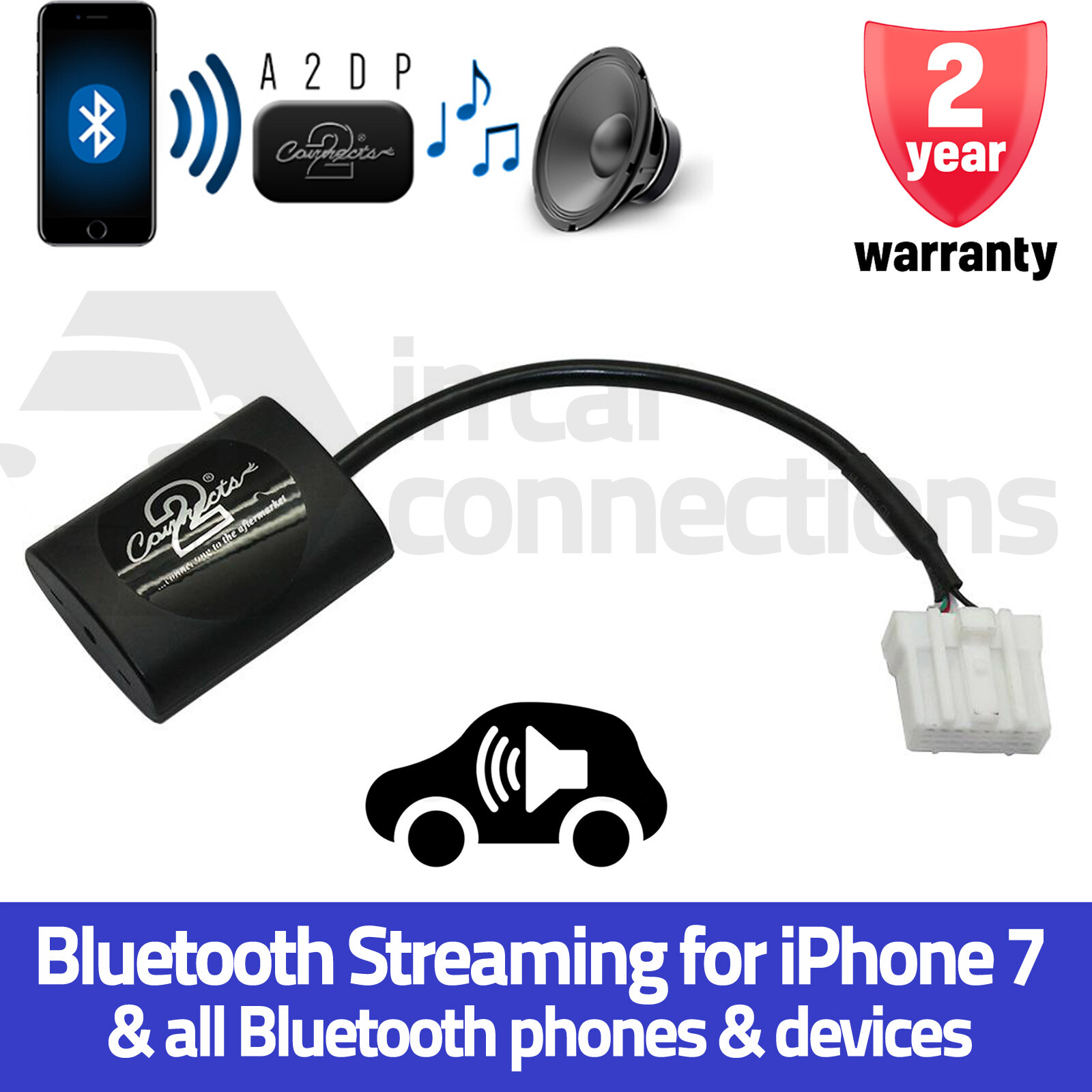CTAMZ1A2DP A2DP Bluetooth Streaming Interface Adapter for Mazda 2 3 5 6 iPhone 7