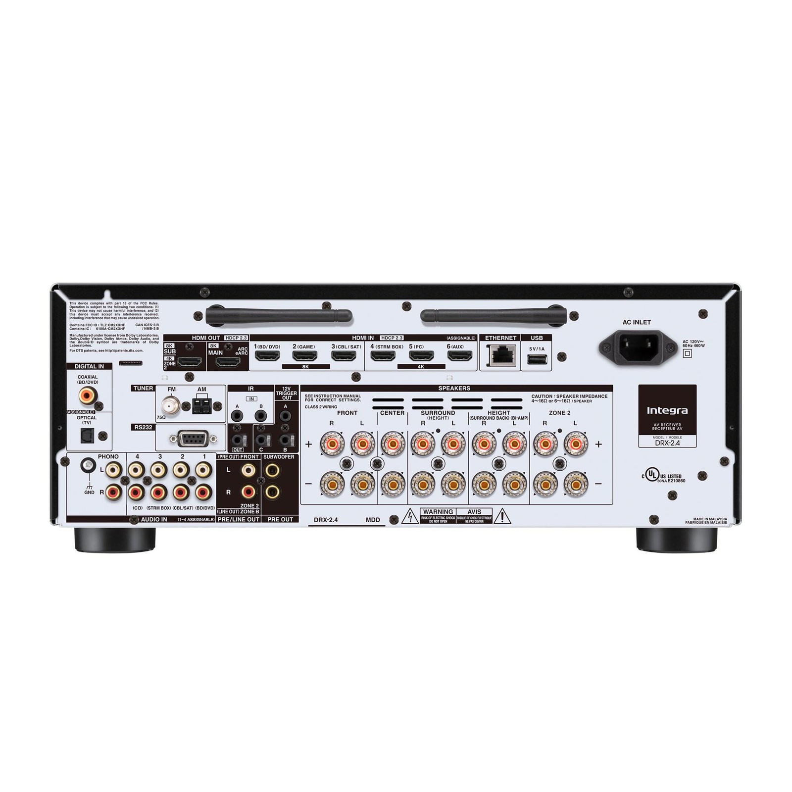 Integra B-DRX2.4 DRX 2.4 7.2-Channel Network AV Receiver