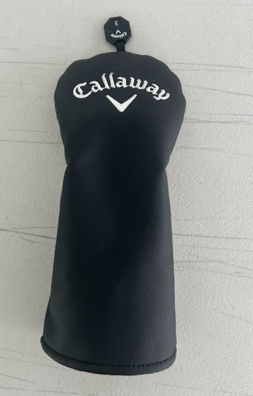 Callaway Golf Generic Fairway Black/White Headcover-EUC