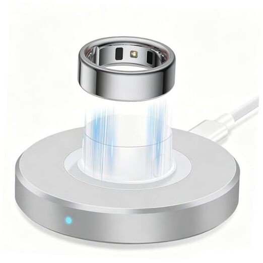 Charger Compatible with Aura-Smart Ring Gen 4-Size 8, Fast Charging Dock Size8