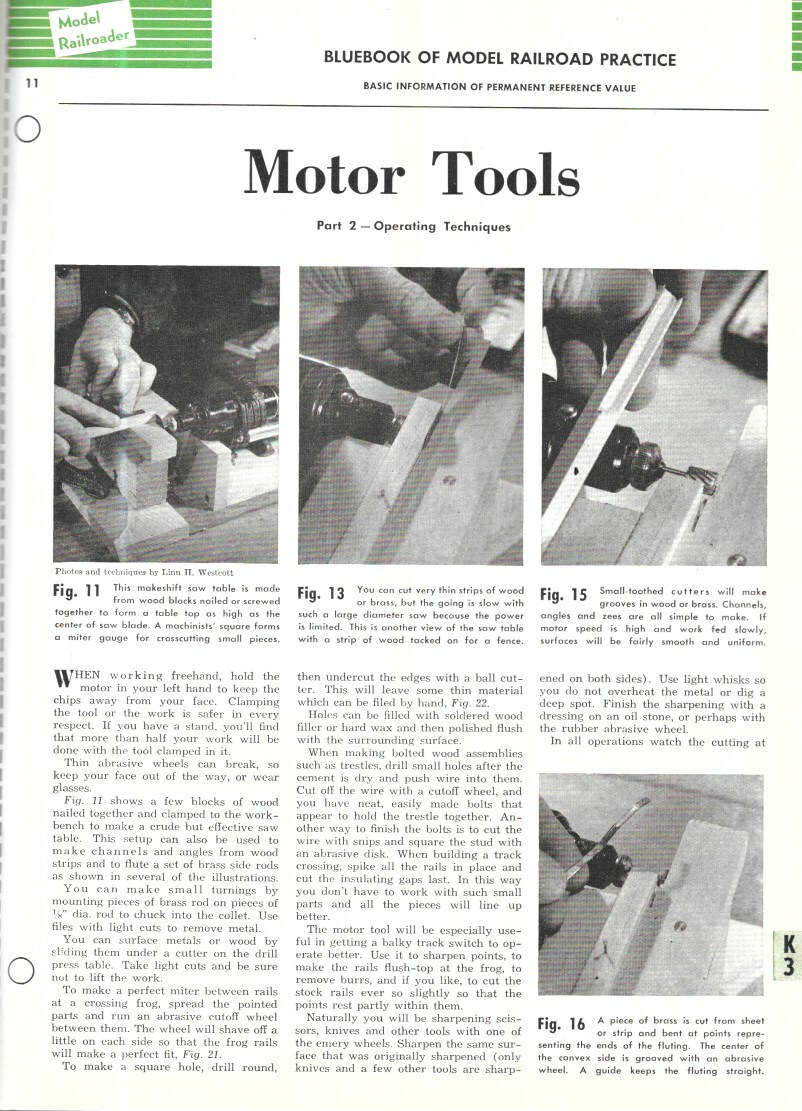 Model Railroader July 1956 General Store Post Office Lifetime Layout Motor Tools