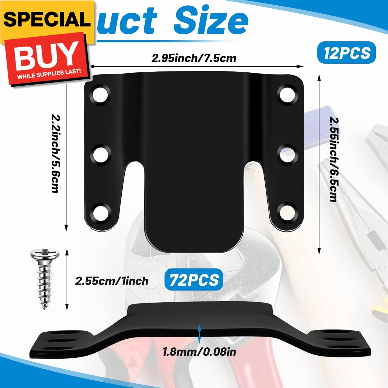 12 Pieces Universal Sectional Sofa Interlocking Metal Couch Connectors - Furnitu