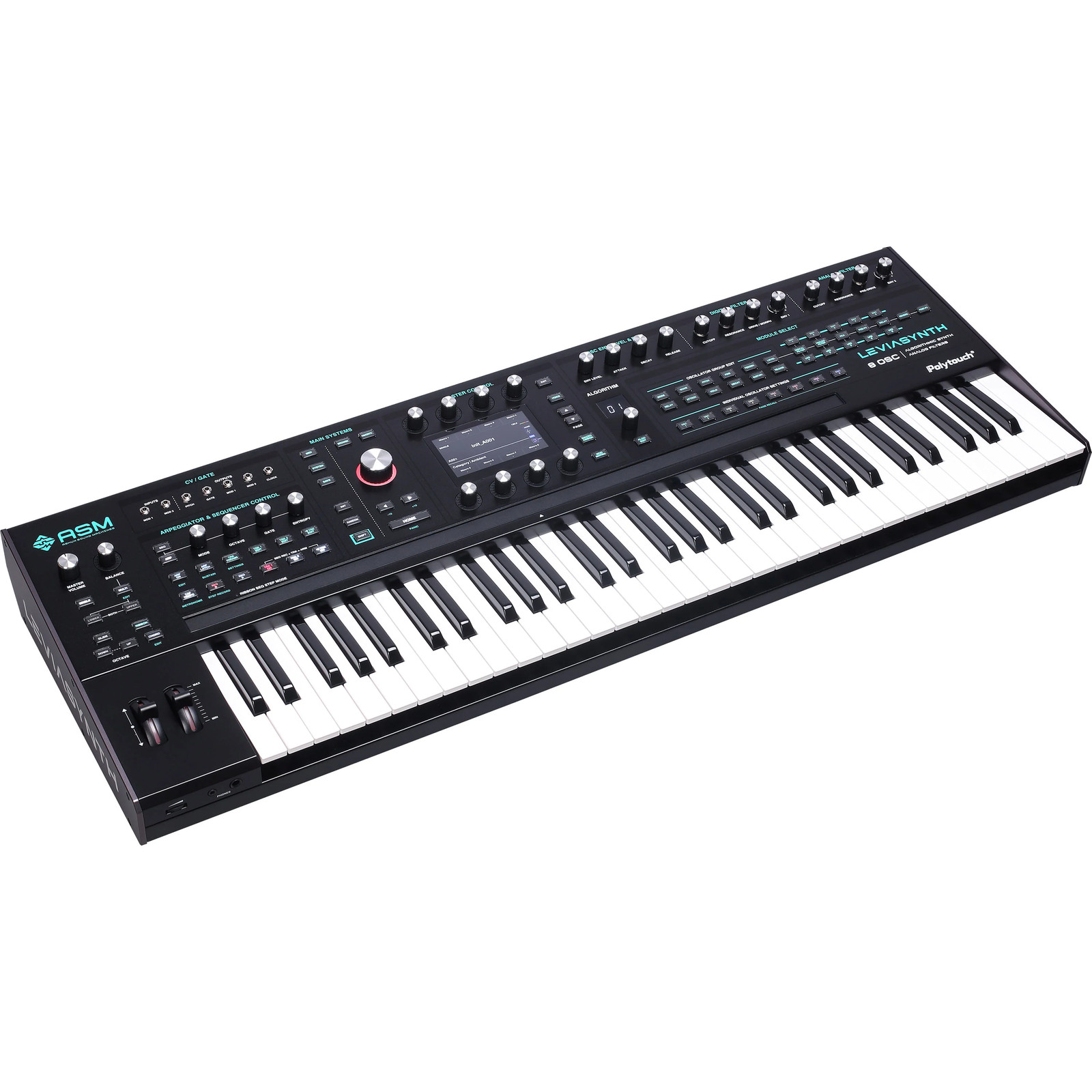 ASM Leviasynth Keyboard 16-Voice Algorithmic Synthesizer CARRY BAG KIT