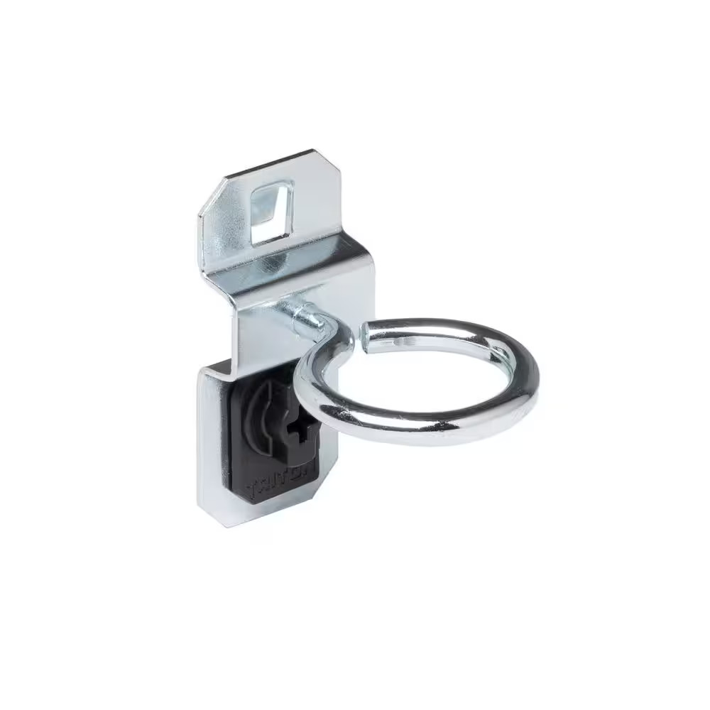 1-5/8 In. Single Ring 1 In. I.D. Zinc Plated Steel Tool Holder for Locboard (5-P