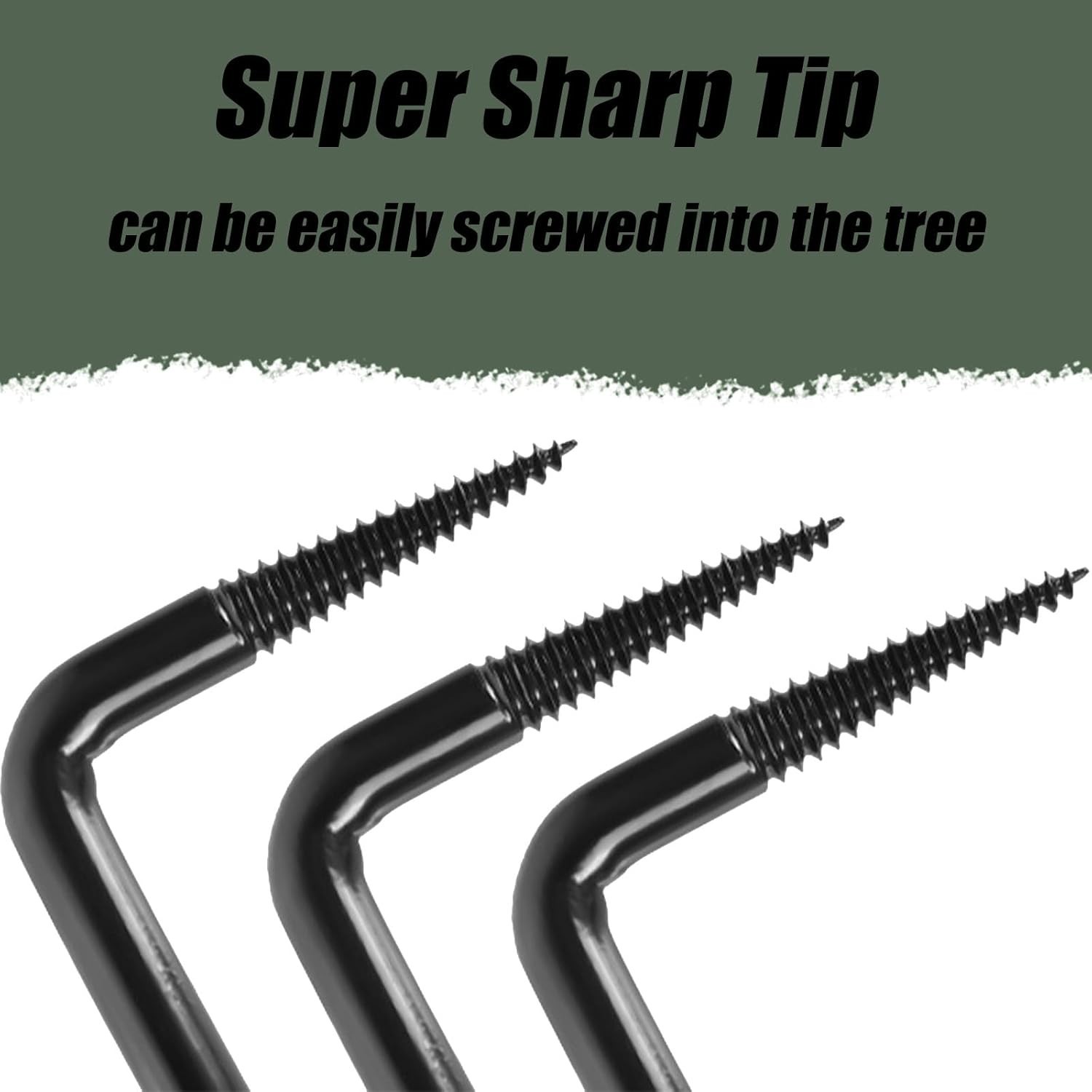 4-Inch Tree Climbing Steps - 8-Pack, 360 lbs Load Capacity, Easy Install