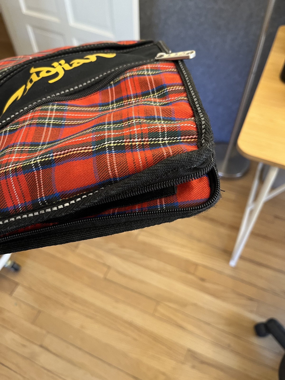 Zildjian Adrian Young Stick Bag | Plaid Pattern | Used Condition