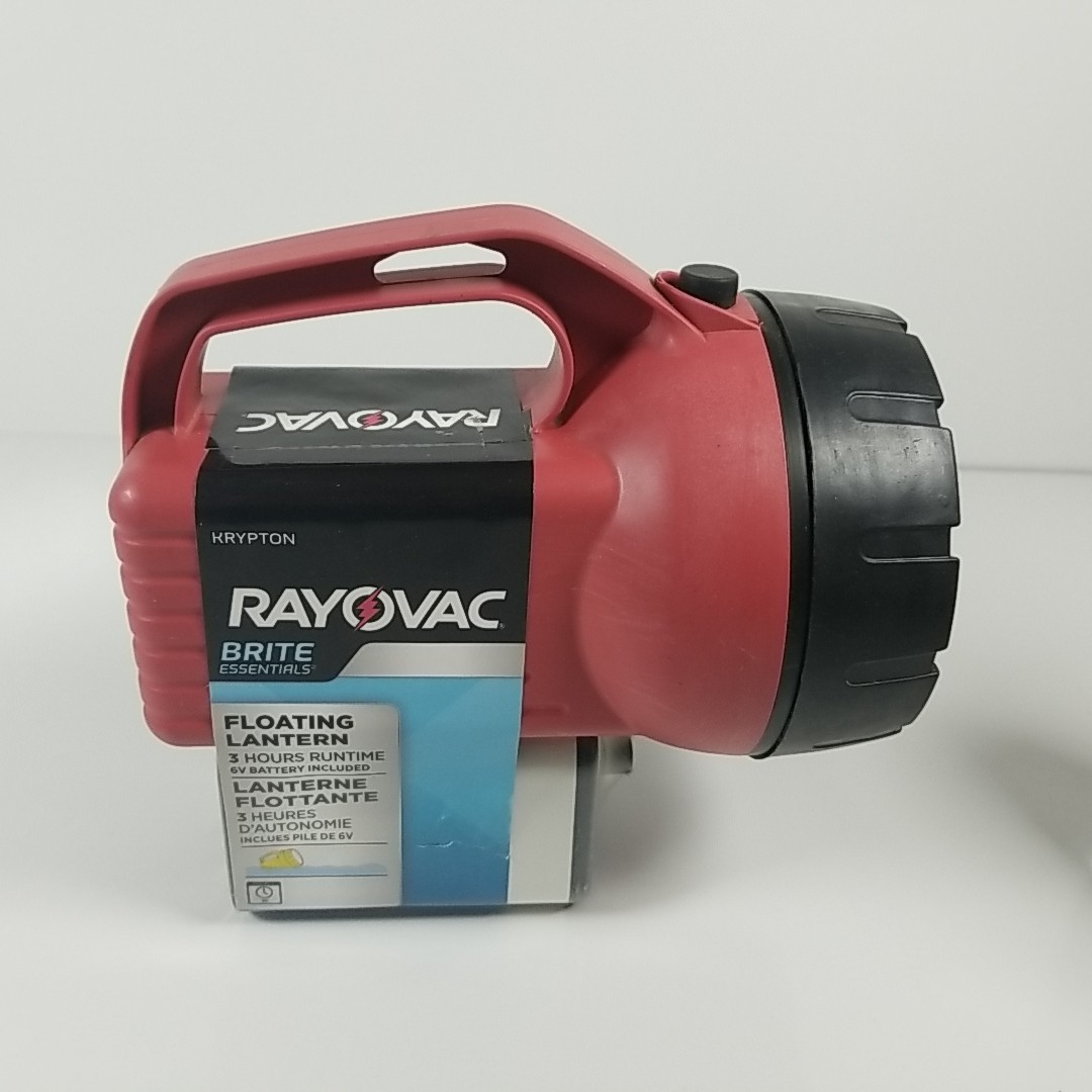 NIP Rayovac Brite Essentials FloatIng Lantern 6-Volt 35 lumens 120hr Runtime