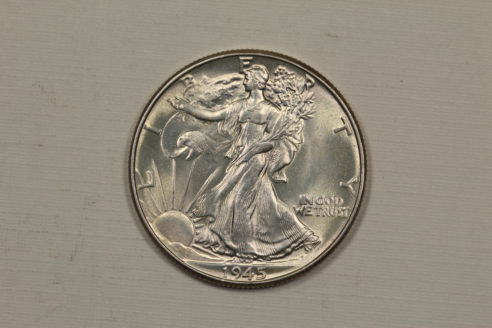 1945 Walking Liberty Half Dollar