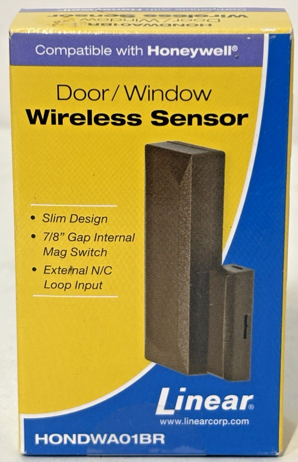 Linear HONDWA01BR Door & Window Contact Sensor 345MHz Brown