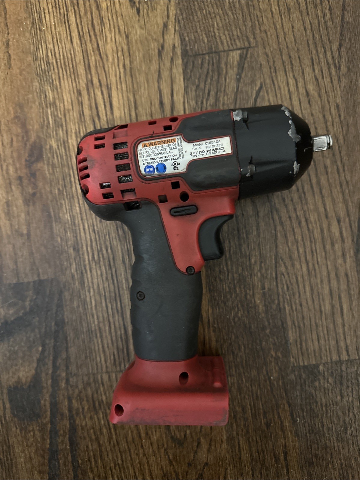 CT8810B Cordless Impact Snap-On 3/8" 18V