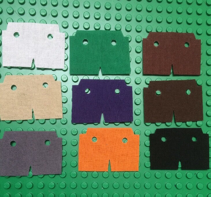 pick 1 Color custom made to fit lego minifigs Trench Coat cape Black brown Green