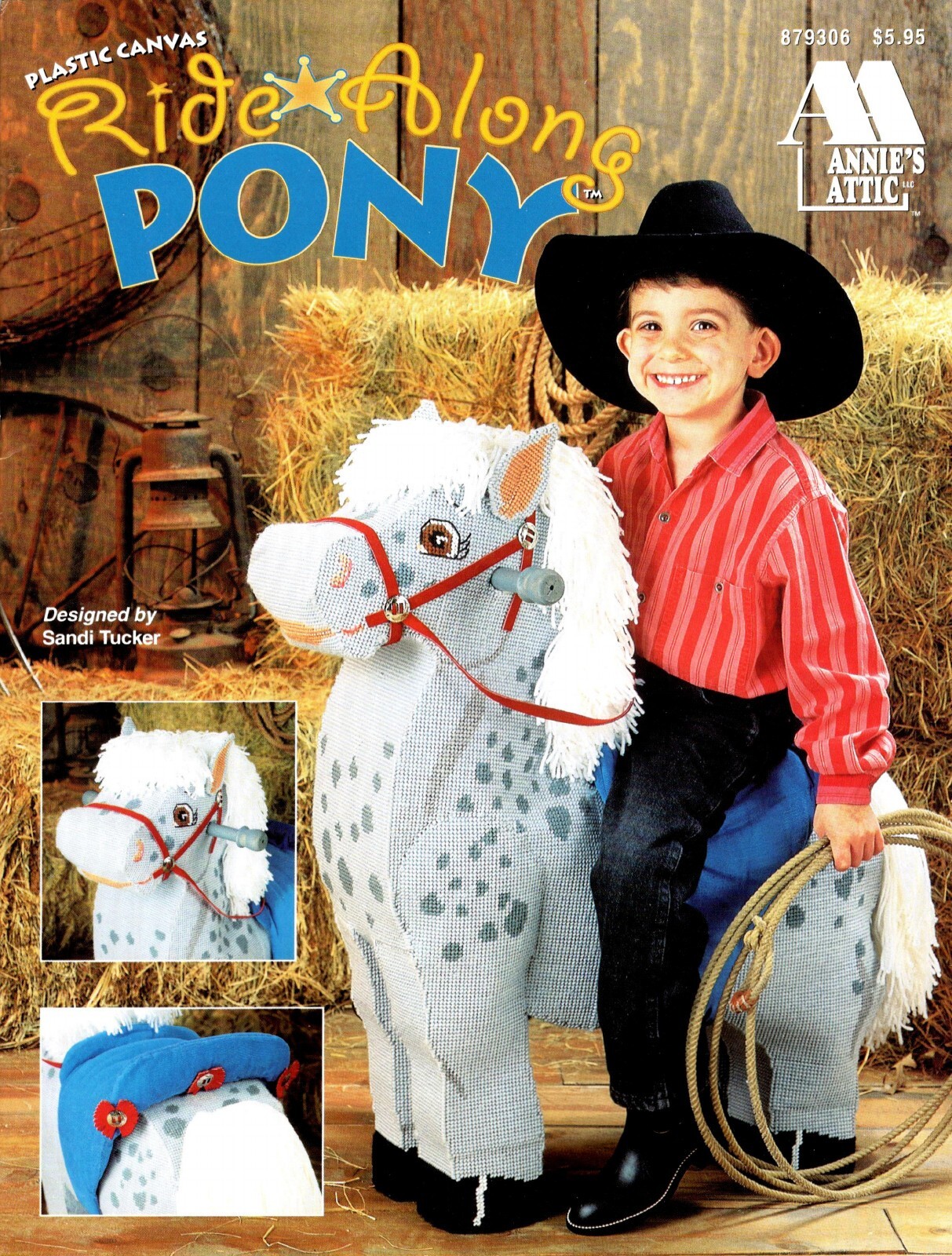 Ride Along Pony Plastic Canvas Booklet Annies's Attic 879306