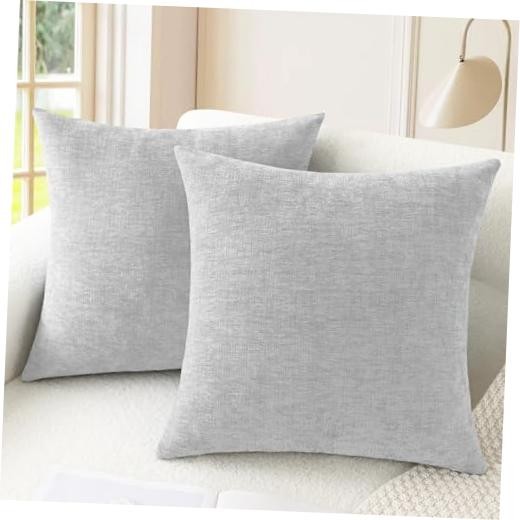 Throw Pillow Covers Decorative 26 X 26 26" x 26" (Pack of 2) Moonbeam Gray