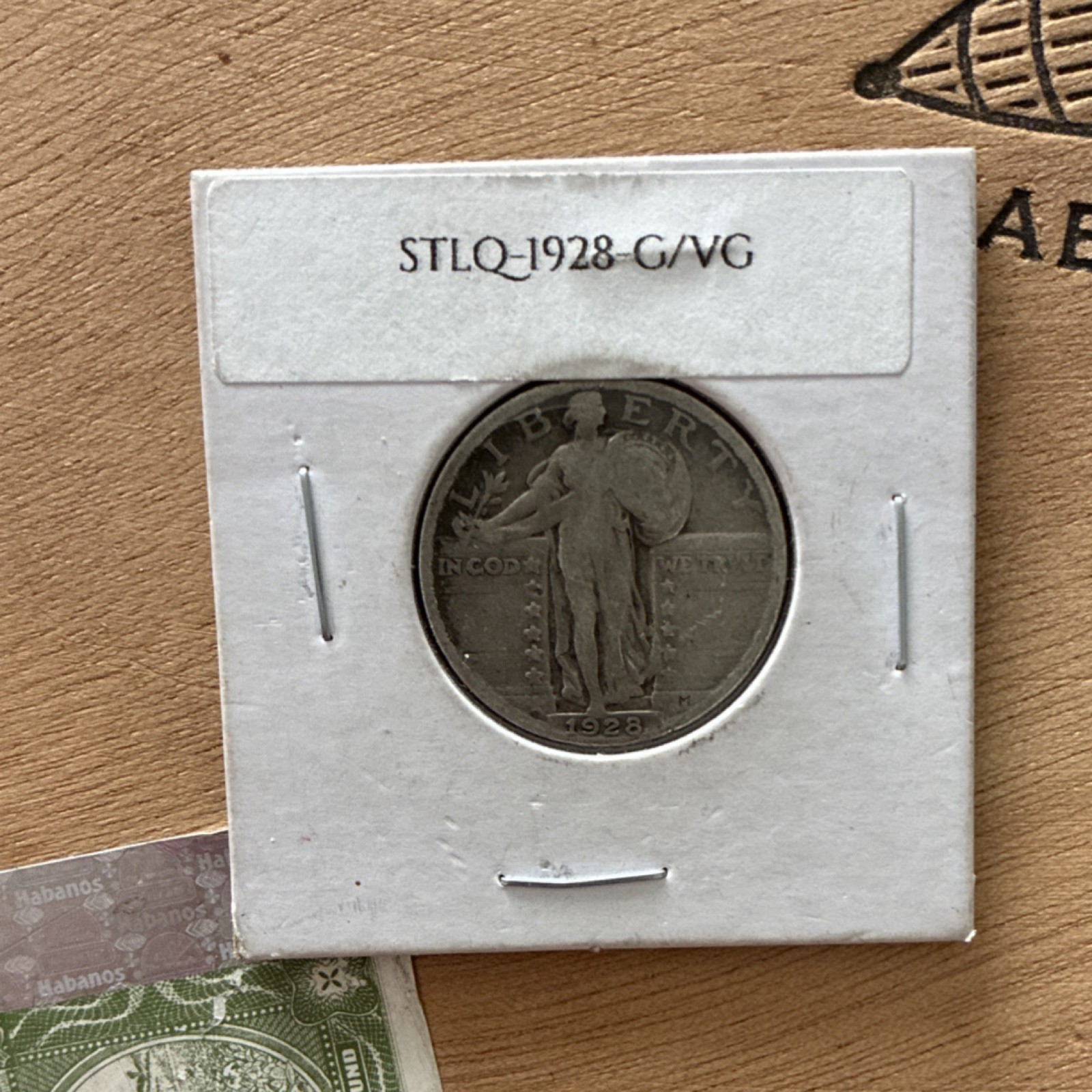 1928 Standing Liberty Quarter 25C Silver G/VG