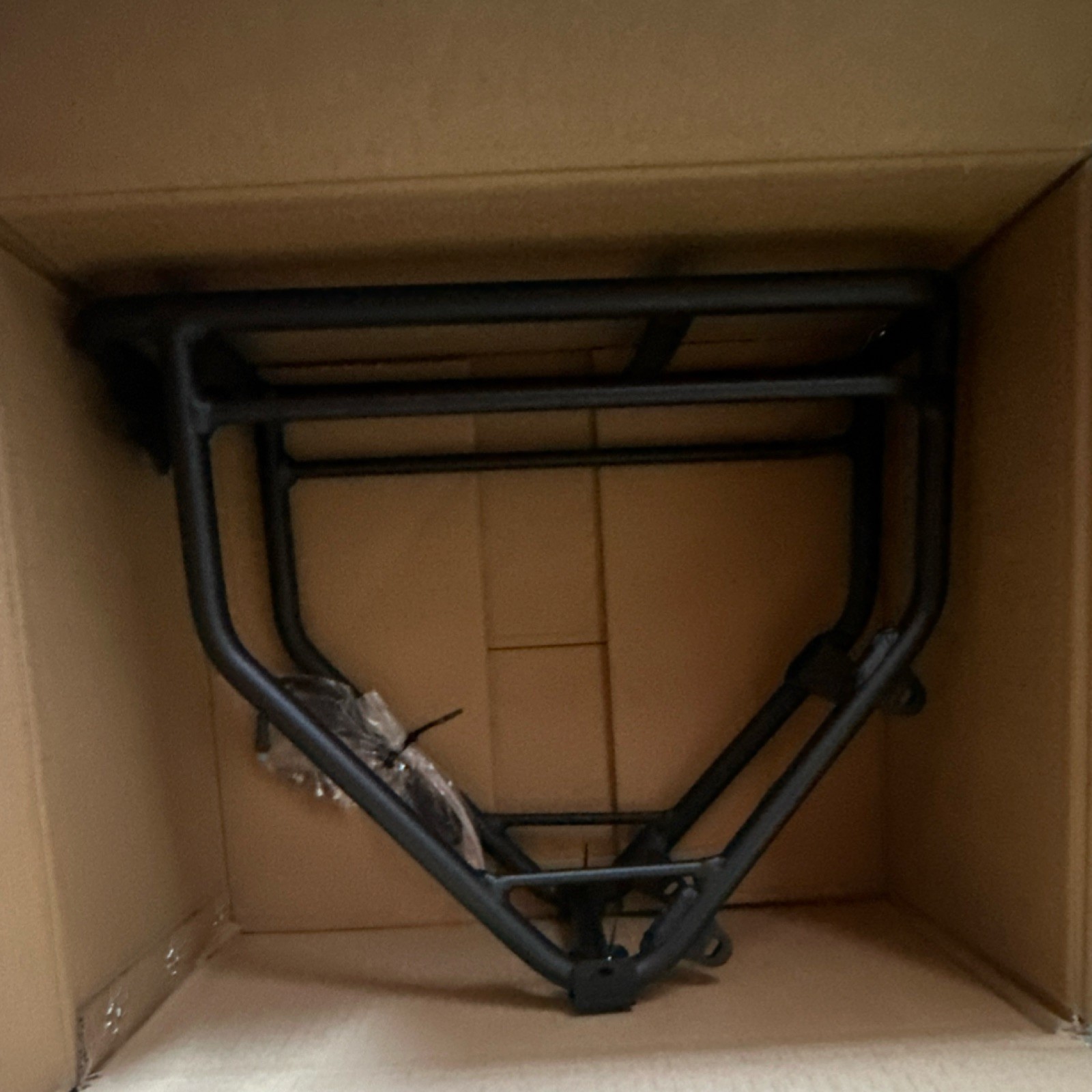 Black Aluminum Rear Bicycle Carrier Rack ISO11243, Max Load 25kg